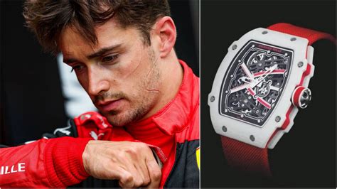 richard mille leclerc stolen|charles Leclerc watch.